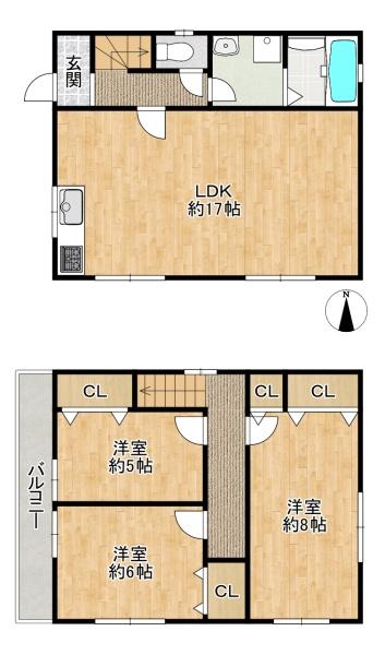 東大阪市御厨東１丁目の中古一戸建