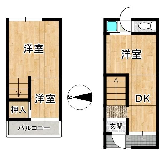 大東市三箇１丁目の中古テラスハウス
