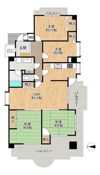 シャルマンコーポ枚岡公園F棟 中古マンション