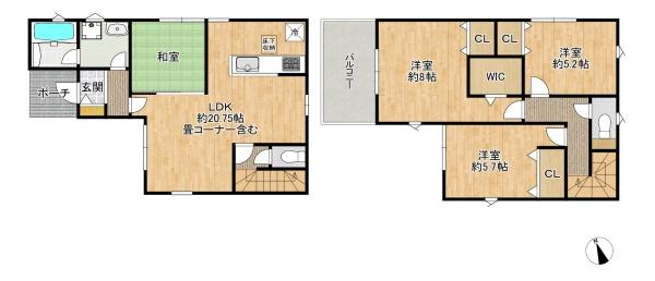 四條畷市南野6丁目の新築一戸建