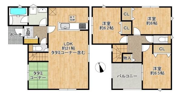 四條畷市南野６丁目の新築一戸建
