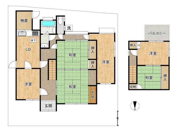 柏原市国分本町６丁目の中古一戸建