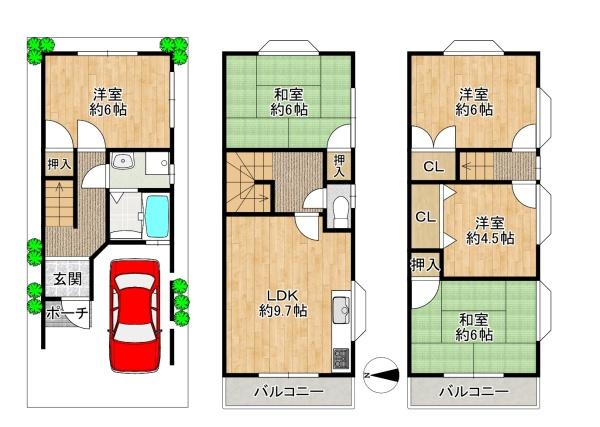 大東市泉町２丁目の中古一戸建