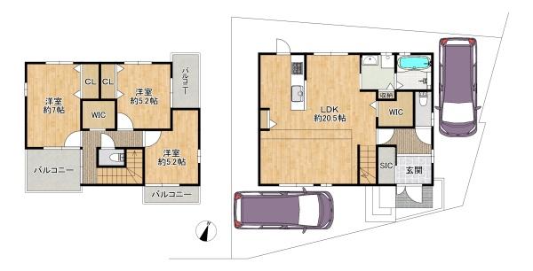 四條畷市大字清瀧の中古一戸建