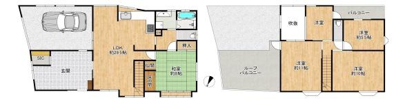 東大阪市下小阪４丁目の中古一戸建