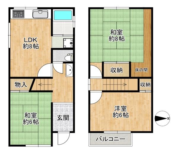 東大阪市御厨南3丁目の中古一戸建