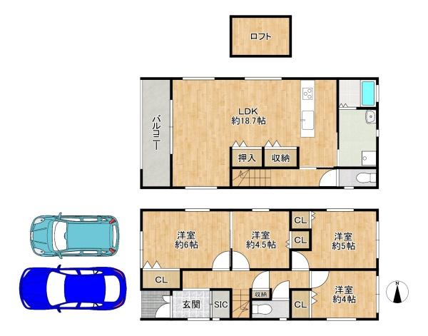 東大阪市瓜生堂2丁目の中古一戸建