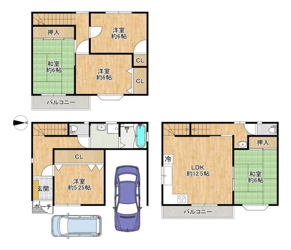 東大阪市楠根3丁目の中古一戸建