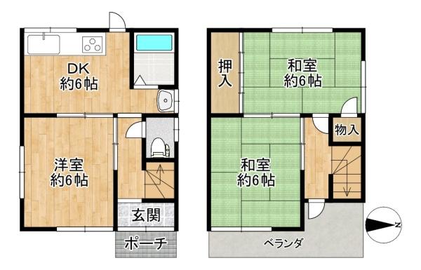 東大阪市鷹殿町の中古一戸建