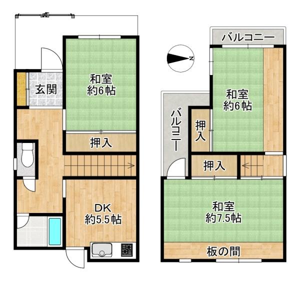四條畷市米崎町の中古一戸建