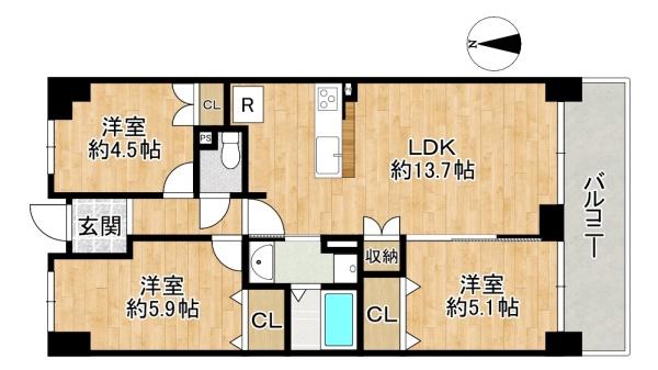 アメリア5番館 中古マンション