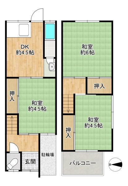 東大阪市鷹殿町の中古一戸建