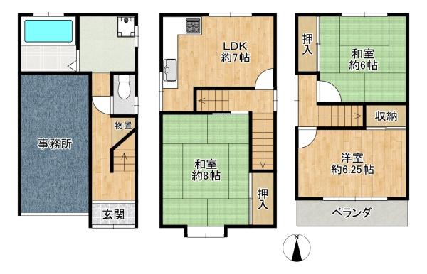 東大阪市横沼町２丁目の中古一戸建
