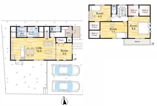 下二西2丁目　新築戸建（1号地）