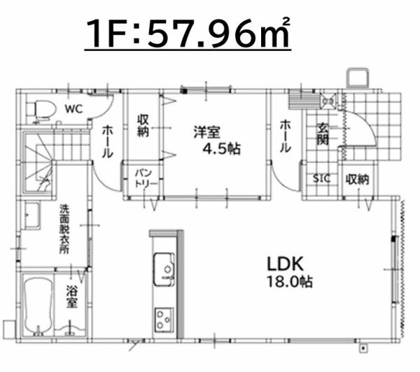 浅川日の峯1丁目　新築戸建（1号棟）