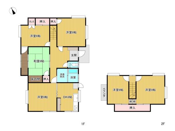 戸畑区東大谷1丁目　中古戸建