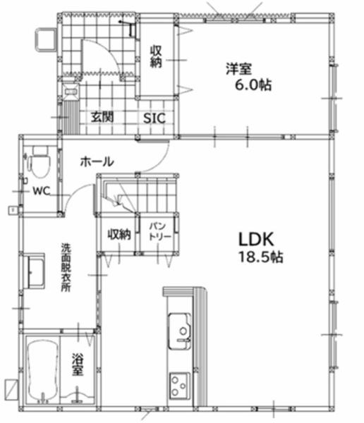 鉄王1丁目　新築戸建（1号棟）