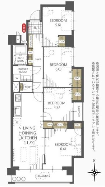 須賀町マンション(間取り)