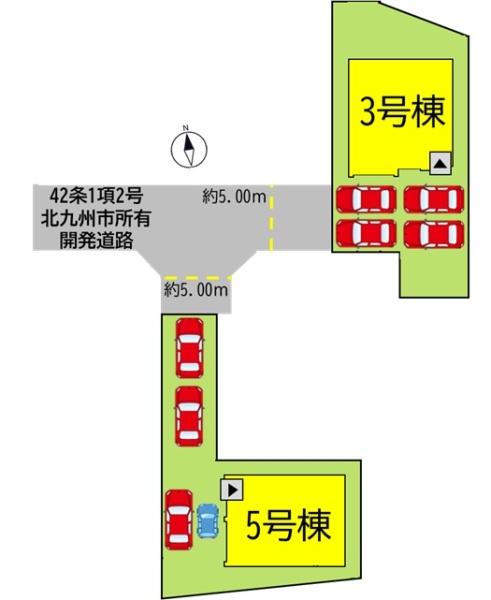下畑町新築戸建(3号棟)(全体区画図)