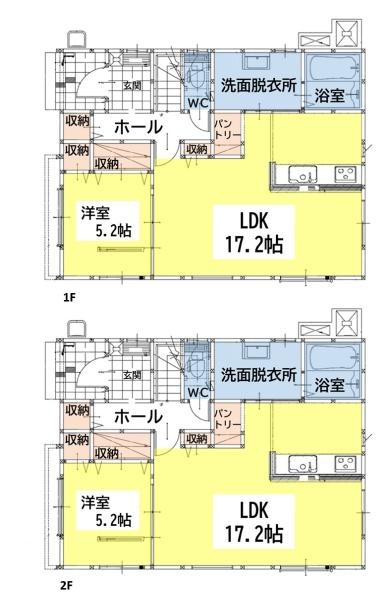 下畑町新築戸建(5号棟)(間取り)