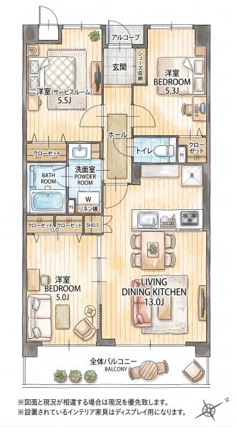 ディアヒルズ小倉井堀けやきが丘弐番館