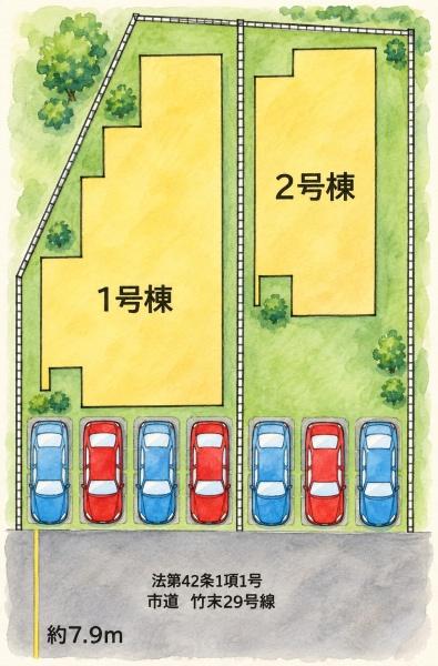 竹末2丁目新築戸建(1号棟)