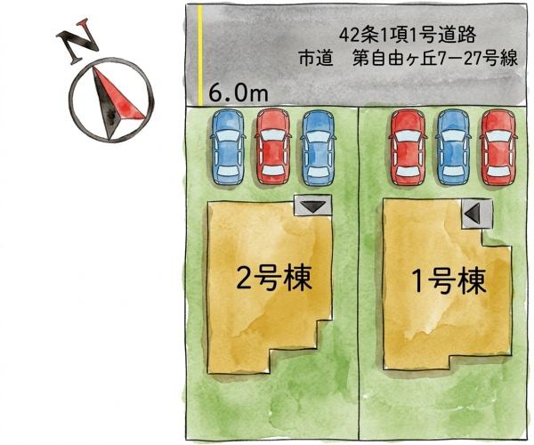 宗像市自由ヶ丘7丁目2期新築戸建(2号棟)