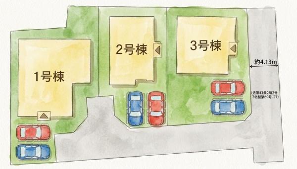 福津市津屋崎7丁目6期新築戸建(3号棟)