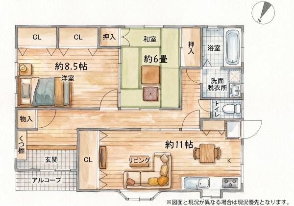 福津市津屋崎１丁目の中古一戸建て