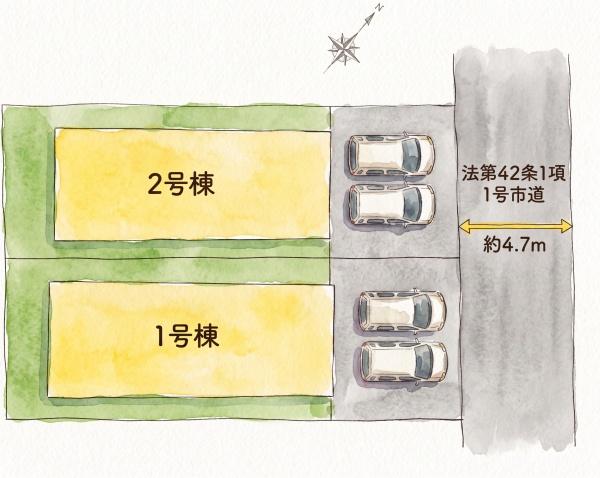 福岡市博多区月隈6丁目1期新築戸建(1号棟)