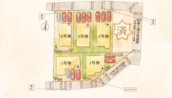 福岡市東区青葉6丁目4期新築戸建(5号棟)