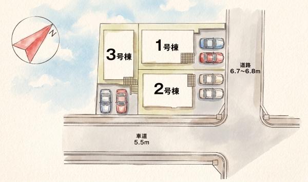 福岡市東区舞松原2期新築戸建(2号棟)