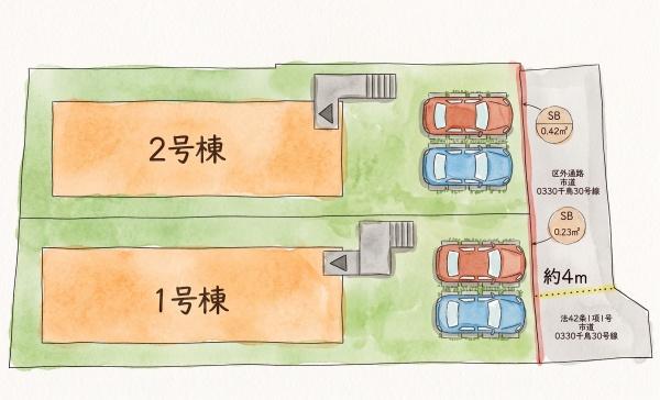 古賀市久保4期新築戸建(2号棟)