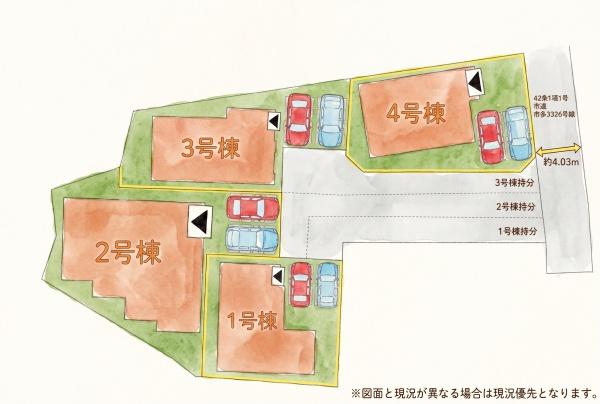 福岡市東区奈多3丁目1期新築戸建(4号棟)