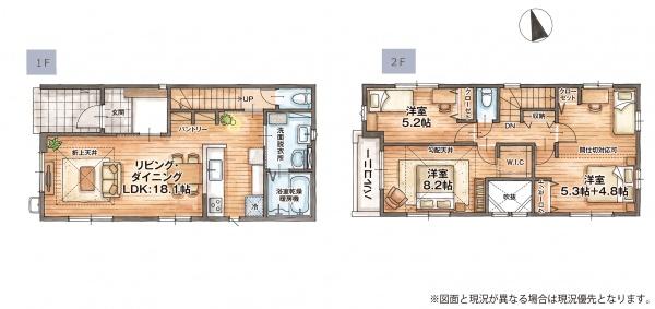 福岡市東区多の津1期新築戸建(3号棟)