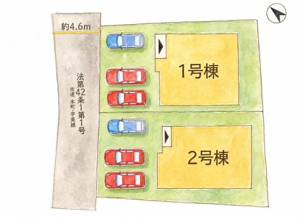 福津市西福間1丁目6期新築戸建(2号棟)
