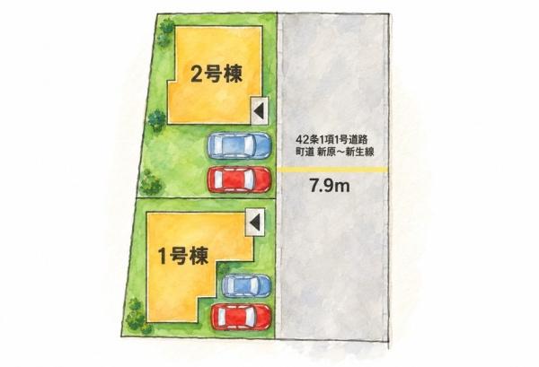 須恵町新原6期新築戸建(1号棟)