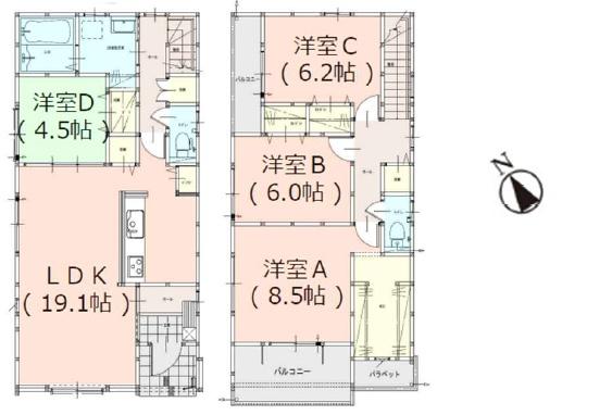 宇美町原田4丁目1期新築戸建(1号棟)