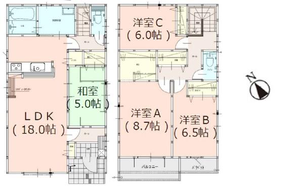 宇美町原田4丁目1期新築戸建(2号棟)
