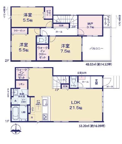 福岡市東区八田2期新築戸建(4号棟)