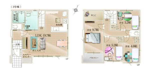 福岡市東区松香台1期新築戸建(3号棟)