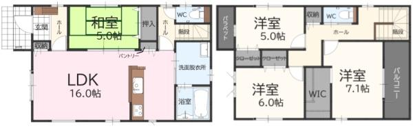 篠栗町和田3丁目1期新築戸建(1号棟)