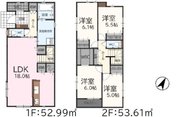 福津市あけぼの2期新築戸建(1号棟)