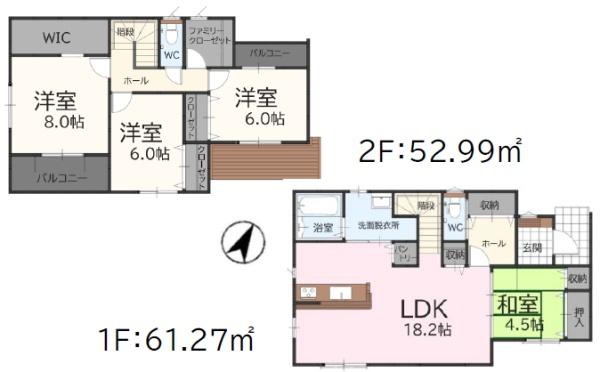 福津市あけぼの2期新築戸建(2号棟)