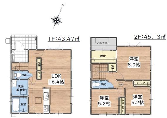 福岡市東区香椎5丁目6期新築戸建(2号棟)