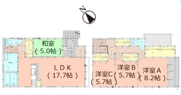 粕屋町長者原東7丁目1期新築戸建(1号棟)