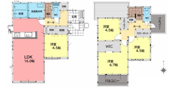 古賀市千鳥６丁目１期　新築戸建（1号棟）