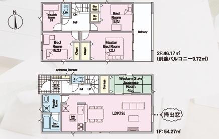 福津市西福岡第7新築戸建(1号棟)