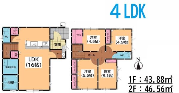 福岡市東区香住ヶ丘4丁目4期新築戸建