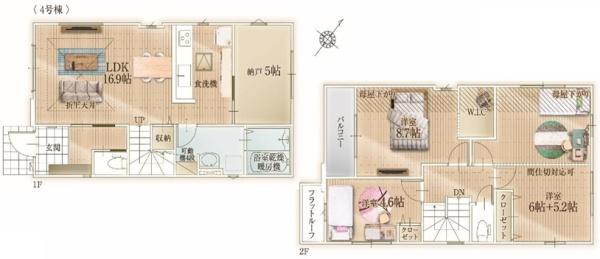 福岡市東区若宮4期新築戸建(4号棟)